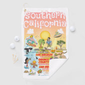 Serviette de golf SoCal (En situation)