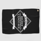 Serviette De Golf Société du langage hautement inapproprié (Horizontal)