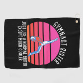 Serviette De Golf Soeur Gymnaste (Horizontal)
