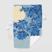 Serviette De Golf Soirée Lune Arbre Bleu Lune (En situation)