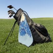 Serviette De Golf Soirée Lune Arbre Bleu Lune (Vert)