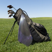 Serviette De Golf Soleil brillant et terre (Vert)
