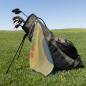 Serviette De Golf Soleil Rouge IV (Vert)