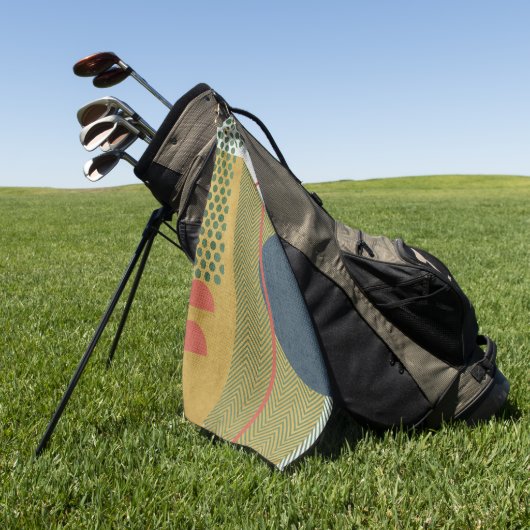 Serviette De Golf Soleil Rouge IV (Vert)