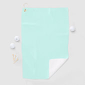 Serviette De Golf Solide camée vert menthe doux turquoise (En situation)