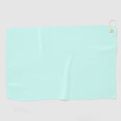 Serviette De Golf Solide camée vert menthe doux turquoise (Horizontal)