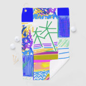 Serviette De Golf Solive (En situation)