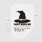 Serviette De Golf Sorcière à Halloween (En situation)