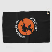 Serviette De Golf Sorcière sur chambre (Horizontal)