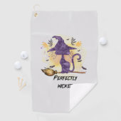 Serviette De Golf Sorcières fous (En situation)