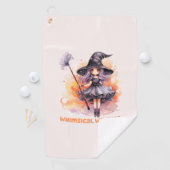 Serviette De Golf Sorcières lunaires (En situation)