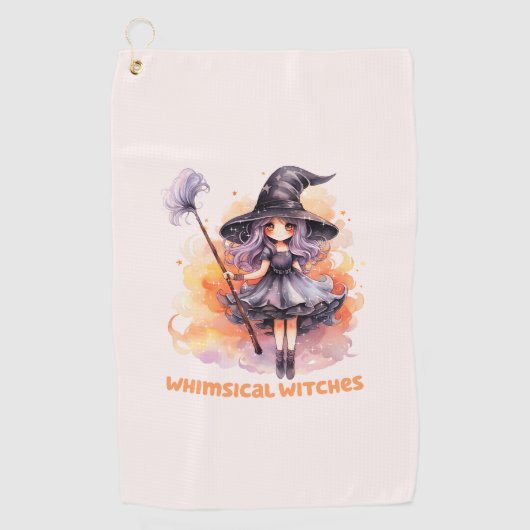 Serviette De Golf Sorcières lunaires (Devant)