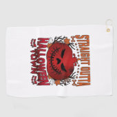 Serviette De Golf Sortis d'Halloween Town Fantômes de citrouille rou (Horizontal)