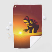 Serviette De Golf Soudage (En situation)
