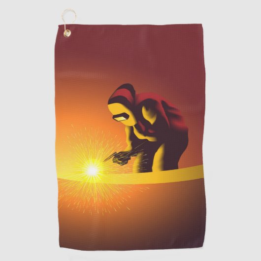 Serviette De Golf Soudage (Devant)