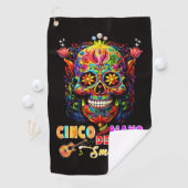 Serviette De Golf Sourire Cinco De Mayo (En situation)