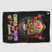 Serviette De Golf Sourire Cinco De Mayo (Horizontal)