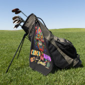 Serviette De Golf Sourire Cinco De Mayo (Vert)