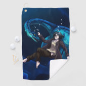 Serviette De Golf Sous l'eau avec Plesiosaurus (En situation)