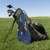 Serviette De Golf Sous l'eau avec Plesiosaurus (Vert)