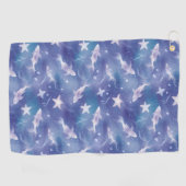 Serviette De Golf Sous l'océan : Requins (Horizontal)