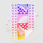 Serviette De Golf Southwest Native Sunrise in Rainbow (En situation)