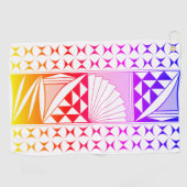Serviette De Golf Southwest Native Sunrise in Rainbow (Horizontal)