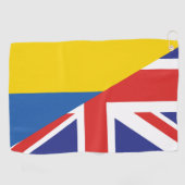 Serviette De Golf Soutien britannique à l'Ukraine Sherpa Blanket (Horizontal)