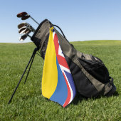 Serviette De Golf Soutien britannique à l'Ukraine Sherpa Blanket (Vert)