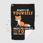 Serviette De Golf Soyez Toujours Un Renard (En situation)