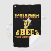 Serviette De Golf Soyez toujours une abeille (En situation)