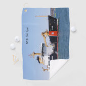 Serviette de golf Spar (En situation)