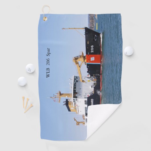 Serviette de golf Spar (En situation)