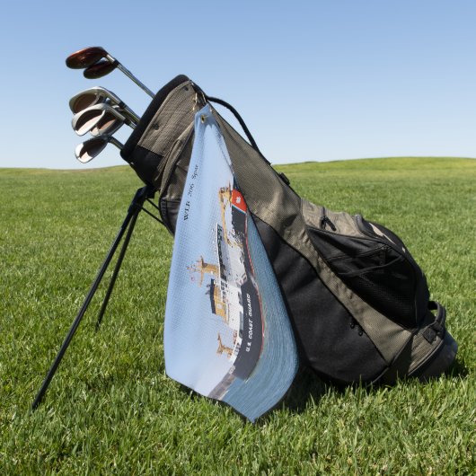 Serviette de golf Spar (Vert)