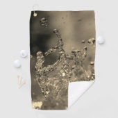 Serviette De Golf Splash d'or (En situation)