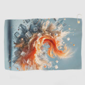 Serviette De Golf Splash tropical (Horizontal)