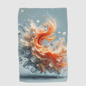 Serviette De Golf Splash tropical (Devant)