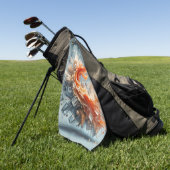 Serviette De Golf Splash tropical (Vert)