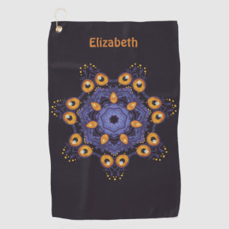 Serviette De Golf Spooky Cute Mandala Monster Art Halloween Creature