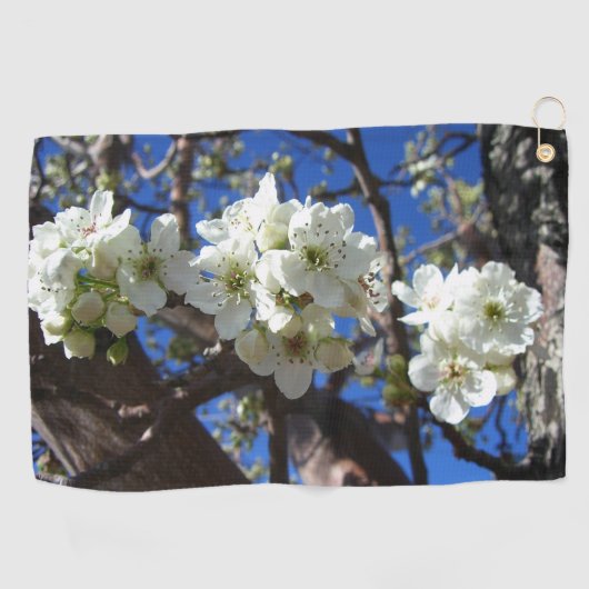 Serviette De Golf Spring Flowering Pear Tree (Horizontal)