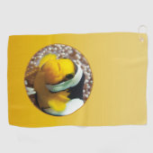 Serviette De Golf SPRING MOOD – Soft Yellow | deep to light | (Horizontal)
