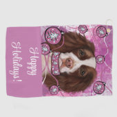 SERVIETTE DE GOLF SPRINGER SPANIEL ANGLAIS        (Horizontal)