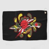 Serviette De Golf Spyderco couteaux Kamikaze Zero  (Horizontal)