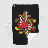 Serviette De Golf Spyderco Couteaux Kamikaze Zero Golf Serviette (En situation)
