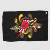 Serviette De Golf Spyderco Couteaux Kamikaze Zero Golf Serviette (Horizontal)