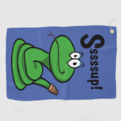 Serviette De Golf Sssssup ! Serpent (Horizontal)