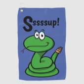 Serviette De Golf Sssssup ! Serpent (Devant)
