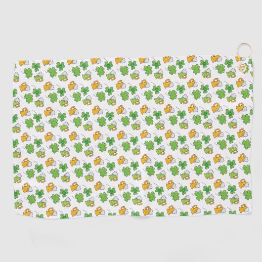 Serviette de golf St. Patrick's Day (Horizontal)