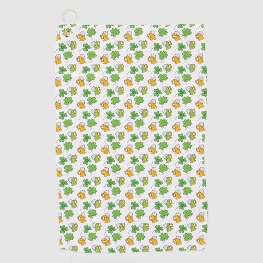 Serviette de golf St. Patrick's Day (Devant)