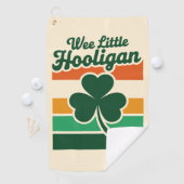 Serviette De Golf St Patricks Day Petit Petit Hooligan Drôle  (En situation)